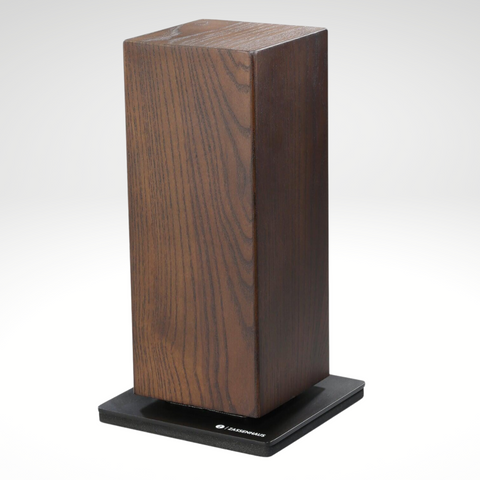 Magnetic Spinning Knife Block, Ash, 5" x 5" x 10"