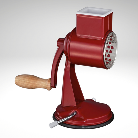 "Classic" Drum Grater, red, 17.8" x 11.7" x 10.4"