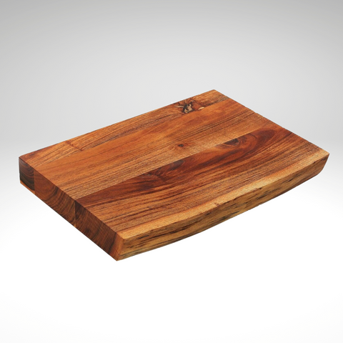 Wood Butcher Block, Acacia, 16" x 11.8" x 2"
