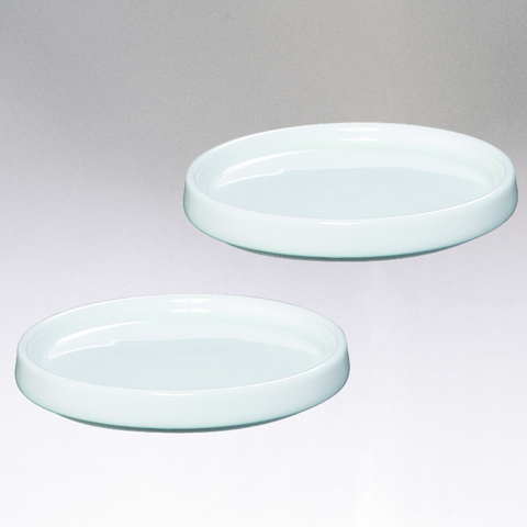 Mill Coaster Set, 2 pieces, White Porcelain