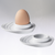 Kuchenprofi Egg Cup Set, 2 pcs., white porcelain, oval base, 3.5