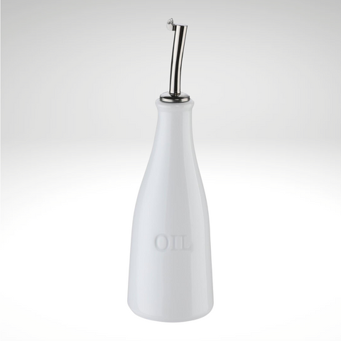 Oil Bottle, Porcelain, 8.5 fl. oz., 9.25" H
