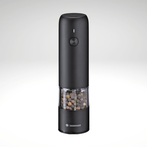 "Koln" Electric Salt or Pepper Mill, Black, 5.5" H, 1.5" dia.