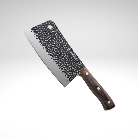 "Cleaver" Chef's Knife, Wood Handle, 6.7" L