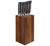 Slotted Knife Block, Walnut, 5.4