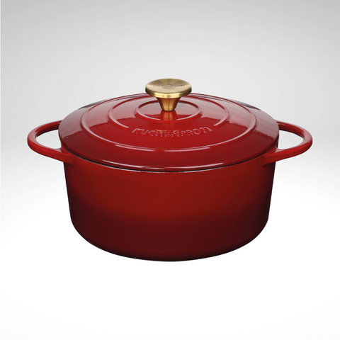 "Provence" Round Dutch Oven, Burgundy, 10" dia., 5.6 qt.