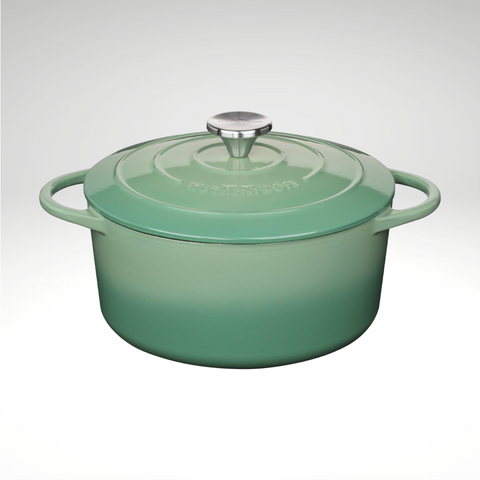 "Provence" Round Dutch Oven, Jade, 9.5" dia., 4.4 qt.