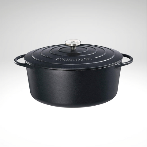 "Provence" Oval Dutch Oven, Classic Black, 13" dia., 7.4 qt.
