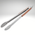 Texas BBQ tongs s/s, 17.7