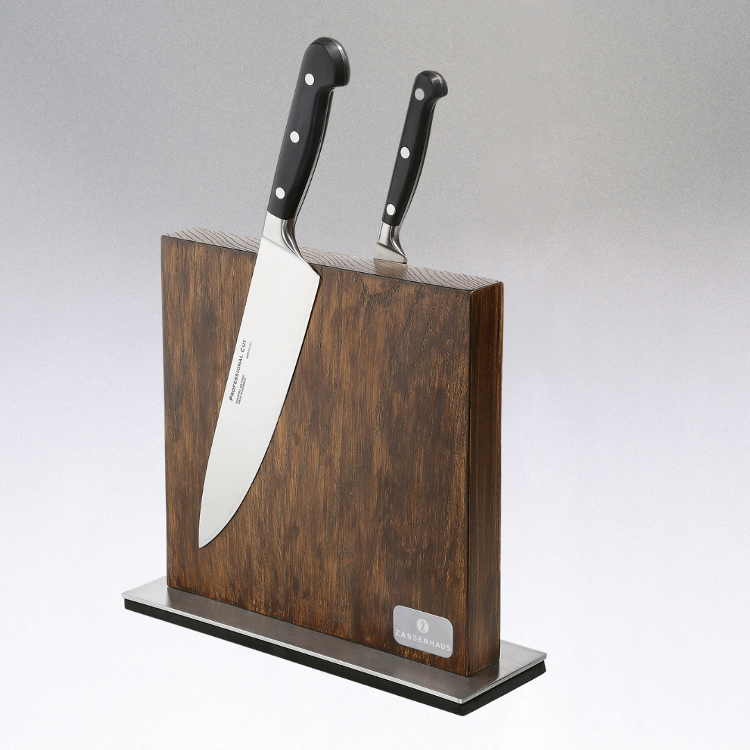 pas emne frakke Magnetic Knife Block, Ash Wood, 11" x 3.5" | Küchenprofi USA